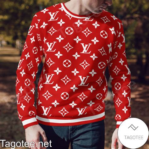 red louis vuitton sweater|Louis Vuitton sweater monogram.